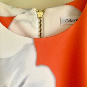 Floral knee length Calvin Klein dress. Worn once!